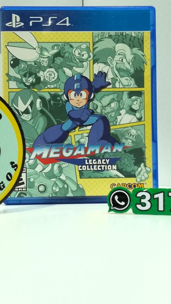 MegamanLegacyCollection-USED-PS4-MuranoVideojuegos-Front Megaman Legacy Collection