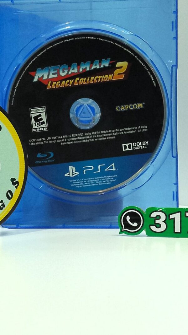 MegamanLegacyCollection2-USED-PS4-MuranoVideojuegos-Back Megaman Legacy Collection 2
