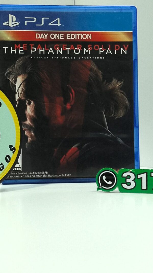 MetalGearSolidVThePhantomPainDayOneEdition-USED-PS4-MuranoVideojuegos-Front MetalGear Solid V - The Phantom Pain - Day One Edition