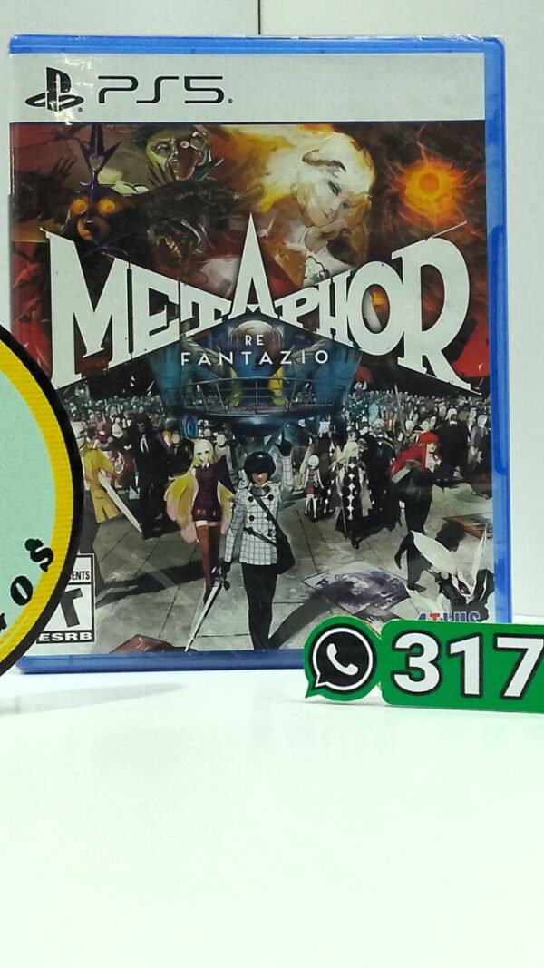 MetaphorReFantazio-PS5-MuranoVideojuegos-Front Metaphor Re Fantazio