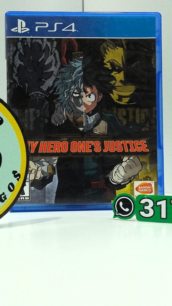 MyHeroOnesJustice-USED-PS4-MuranoVideojuegos-Front My Hero One's Justice