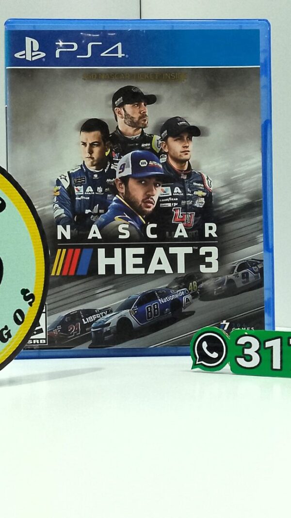 NASCARHeat3-USED-PS4-MuranoVideojuegos-Front NASCAR Heat 3