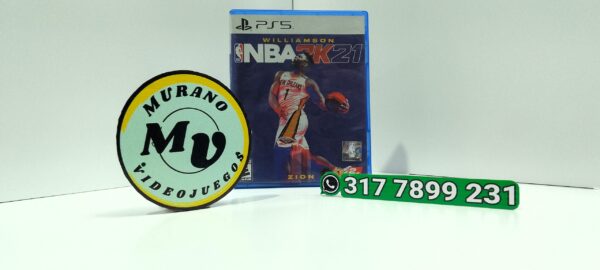NBA2K21Used-PS5-MuranoVideojuegos-Front NBA 2K21