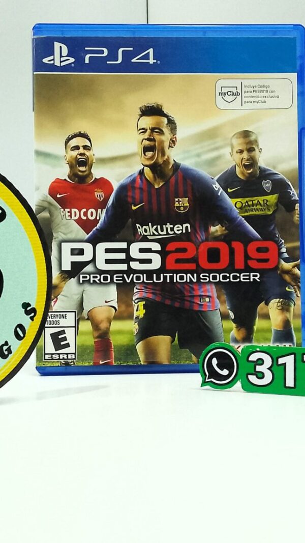 PES2019ProEvolutionSoccer-USED-PS4-MuranoVideojuegos-Front PES 2019 ProEvolution Soccer