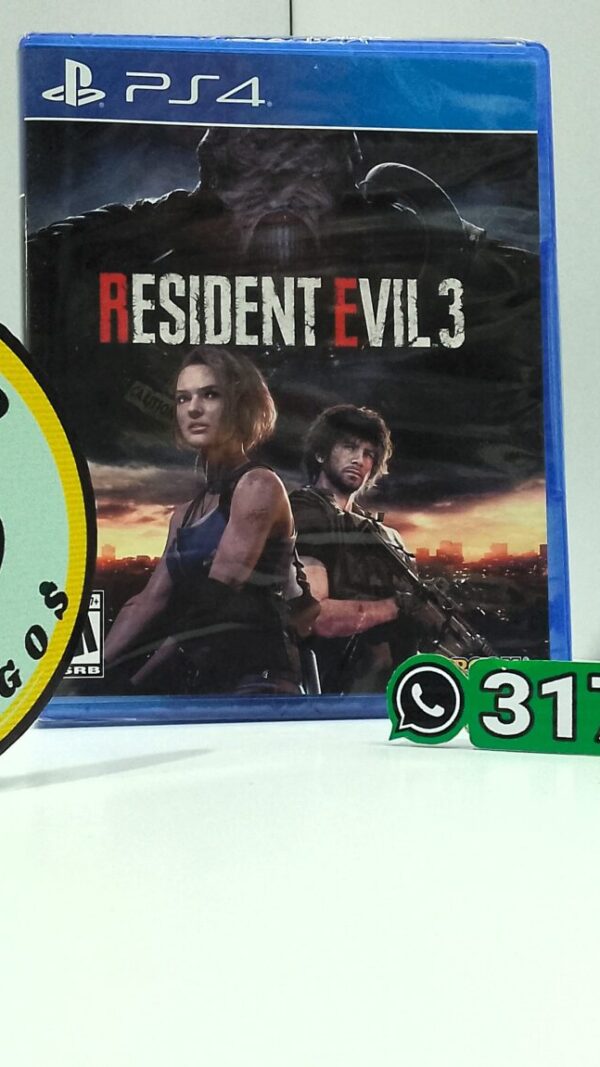 ResidentEvil3-NEW-PS4-MuranoVideojuegos-Front Resident Evil 3