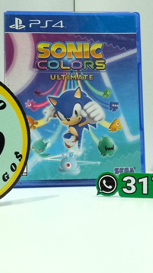 SonicColorsUltimate-NEW-PS4-MuranoVideojuegos-Front Sonic Colors Ultimate