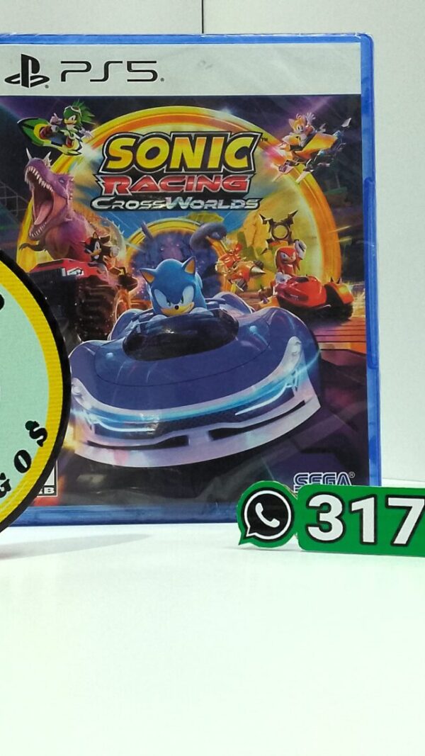 SonicRacingCrossWorlds-PS5-MuranoVideojuegos-Front Sonic Racing Cross Worlds