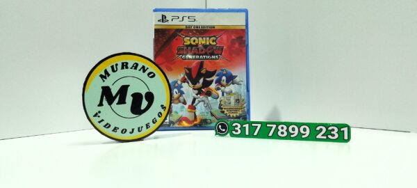 SonicShadowGenerations-PS5-MuranoVideojuegos-Front Sonic Shadow Generations | Day One Edition