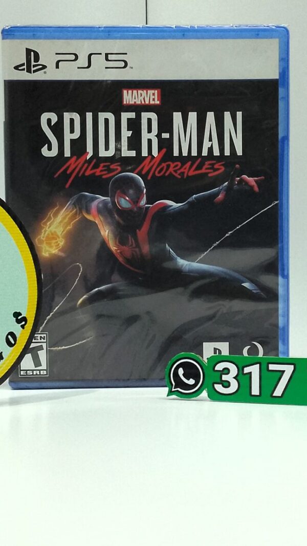 SpidermanMilesMorales-PS5-MuranoVideojuegos-Front Spiderman Miles Morales