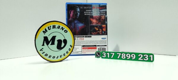 SpidermanMilesMoralesUsed-PS5-MuranoVideojuegos-Back Spiderman Miles Morales