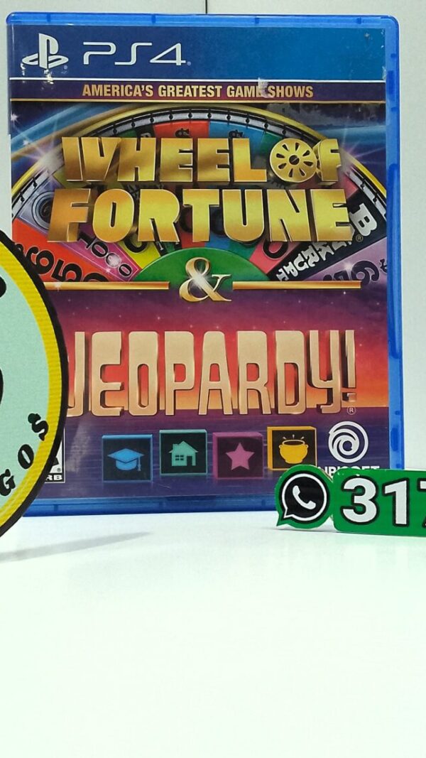 WheelOfFortuneandJeopardy-USED-PS4-MuranoVideojuegos-Front Wheel Of Fortune And Jeopardy
