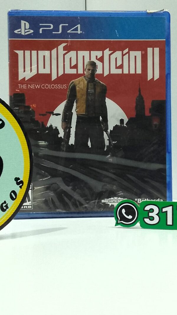 WolfensteinIITheNewColossus-NEW-PS4-MuranoVideojuegos-Front Wolfenstein II - The New Colossus
