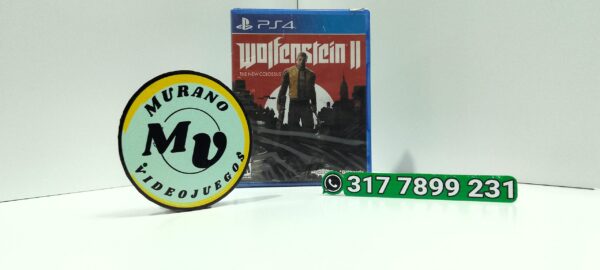 WolfensteinIITheNewColossus-NEW-PS4-MuranoVideojuegos-Front Wolfenstein II - The New Colossus