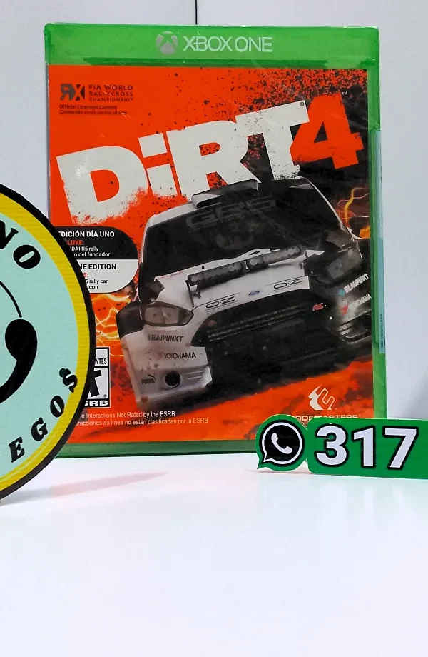 dirt-4-day-one-edition-xbox-one-nuevo-muranovideojuegos-front Dirt 4 - Day One Edition
