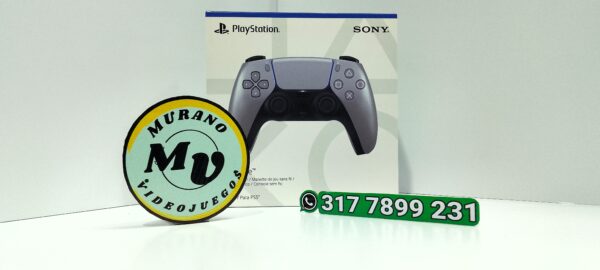 playstation-5-dualsense-control-inalambrico-sterling-silver-nuevo-MuranoVideojuegos-Front Control PlayStation 5 DualSense – Sterling Silver