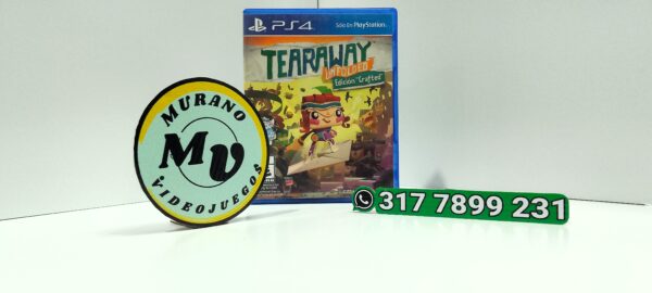 tearawayunfoldededicioncrafted-ps4-usado-muranovideojuegos-front Tearaway Unfolded - Edición "Crafted"