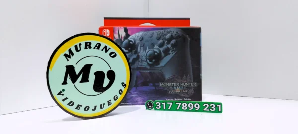 Nintendo Switch Pro Controller - Edición Monster Hunter Rise Sunbreak