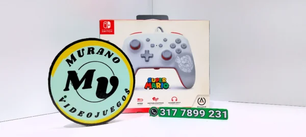 nintendo-switch-pro-controller-edicion-salpicadura-control-alambrico-original-nuevo-muranovideojuegos-front Nintendo Switch Pro Controller - Edición Super Mario