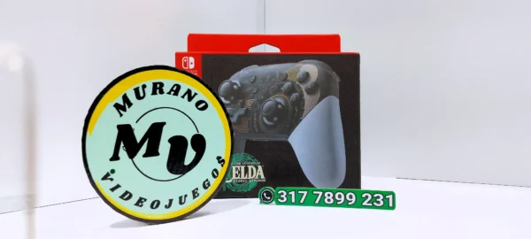 Nintendo Switch Pro Controller - Edición The Legend Of Zelda: Tears Of The Kingdom - Negro/Blanco