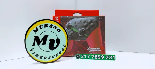 Nintendo Switch Pro Controller - Edición Xenoblade Chronicles 2