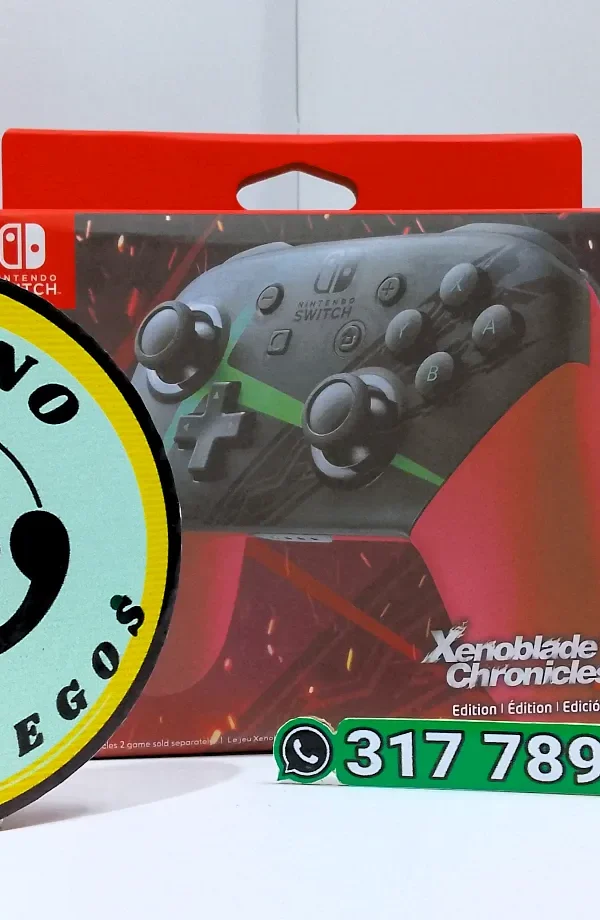 Nintendo Switch Pro Controller - Edición Xenoblade Chronicles 2