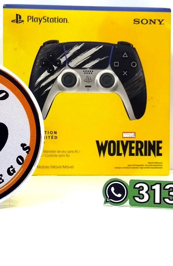 Control Inalámbrico - DualSense - PlayStation - Marvel's Wolverine Adamantium Edición Limitada