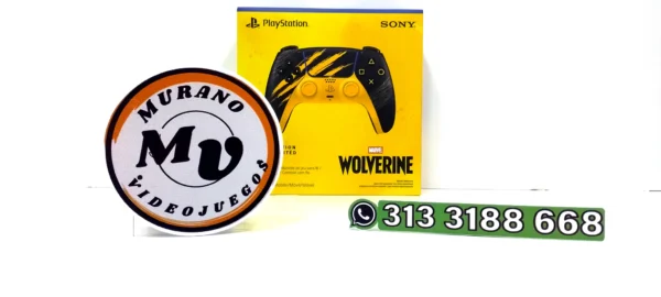 Control Inalámbrico - DualSense - PlayStation - Marvel's Wolverine Battle Yellow Edición Limitada